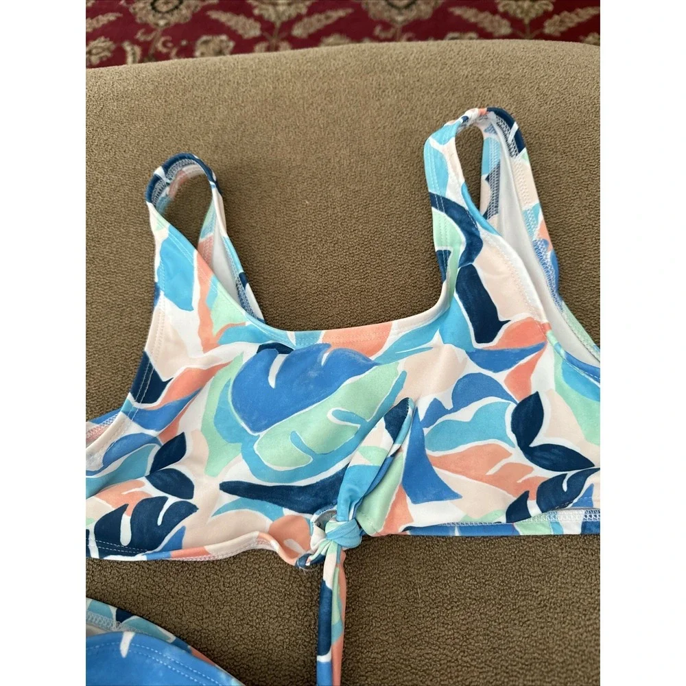 Girl's Old Navy 2-Piece Bikini Quick Dry Swimsuit Swim Size L 10/12 (AH)